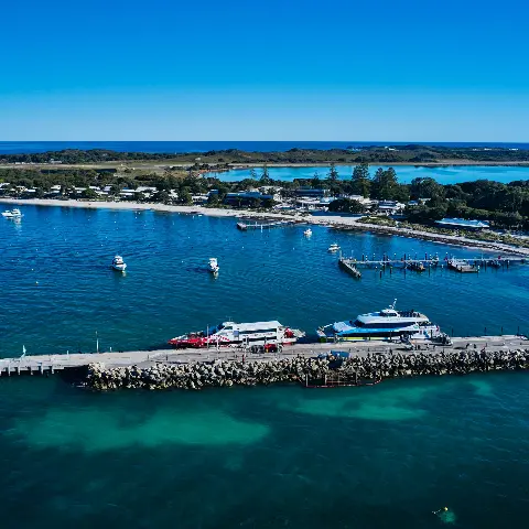 Ferries at the Jetty