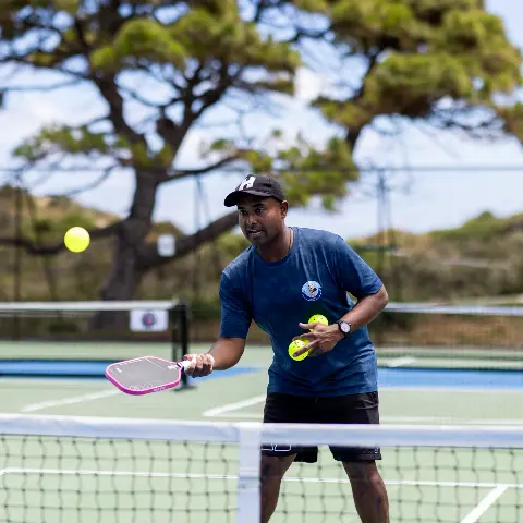 A game of pickleball provided by Rotto Rackets Sports