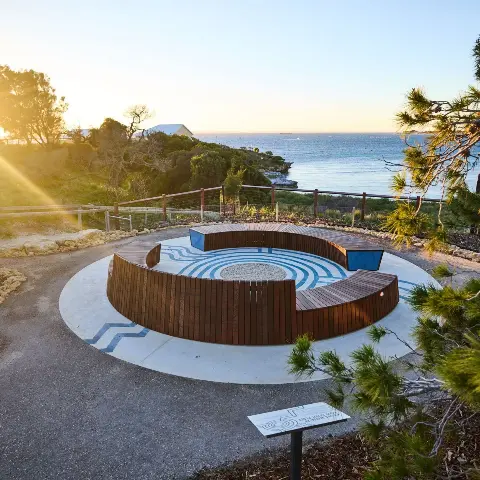 Kwoba Wirin-up (Good Spirit Place) sunset.