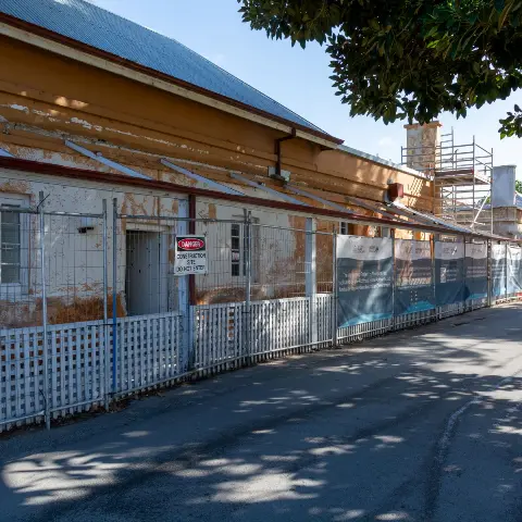 The Quod under construction