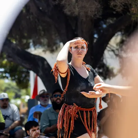 Aboriginal Performance as part of Cultural Yarns: Djoowak Yarn.